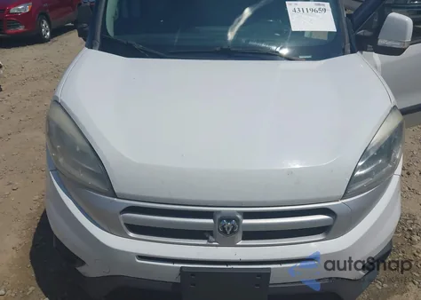 2015 Ram Promaster City Tradesman Slt из США, поврежденный, VIN ZFBERFBT0F6A07077